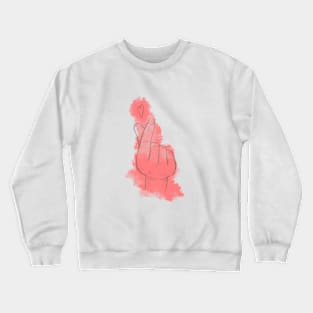 Finger heart Crewneck Sweatshirt